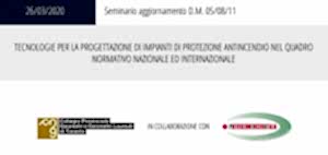 Seminario Prevenzione Incendi - rinvio