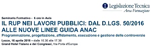 Il R.U.P. nei Lavori Pubblici