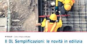 DL Semplificazioni con focus sull&#039;edilizia